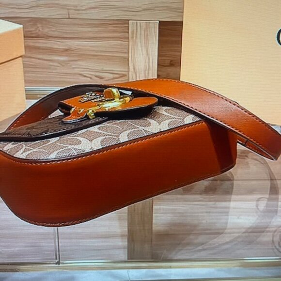 Multi Brand Women's Leather Handmade bags Coffee 796 - Picture 6 of 9